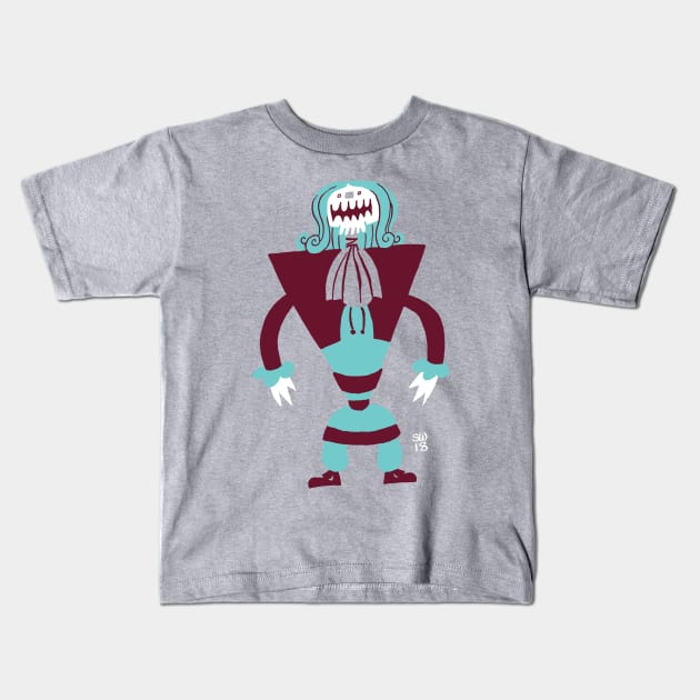 Monster Boy 9 Kids T-Shirt by washburnillustration